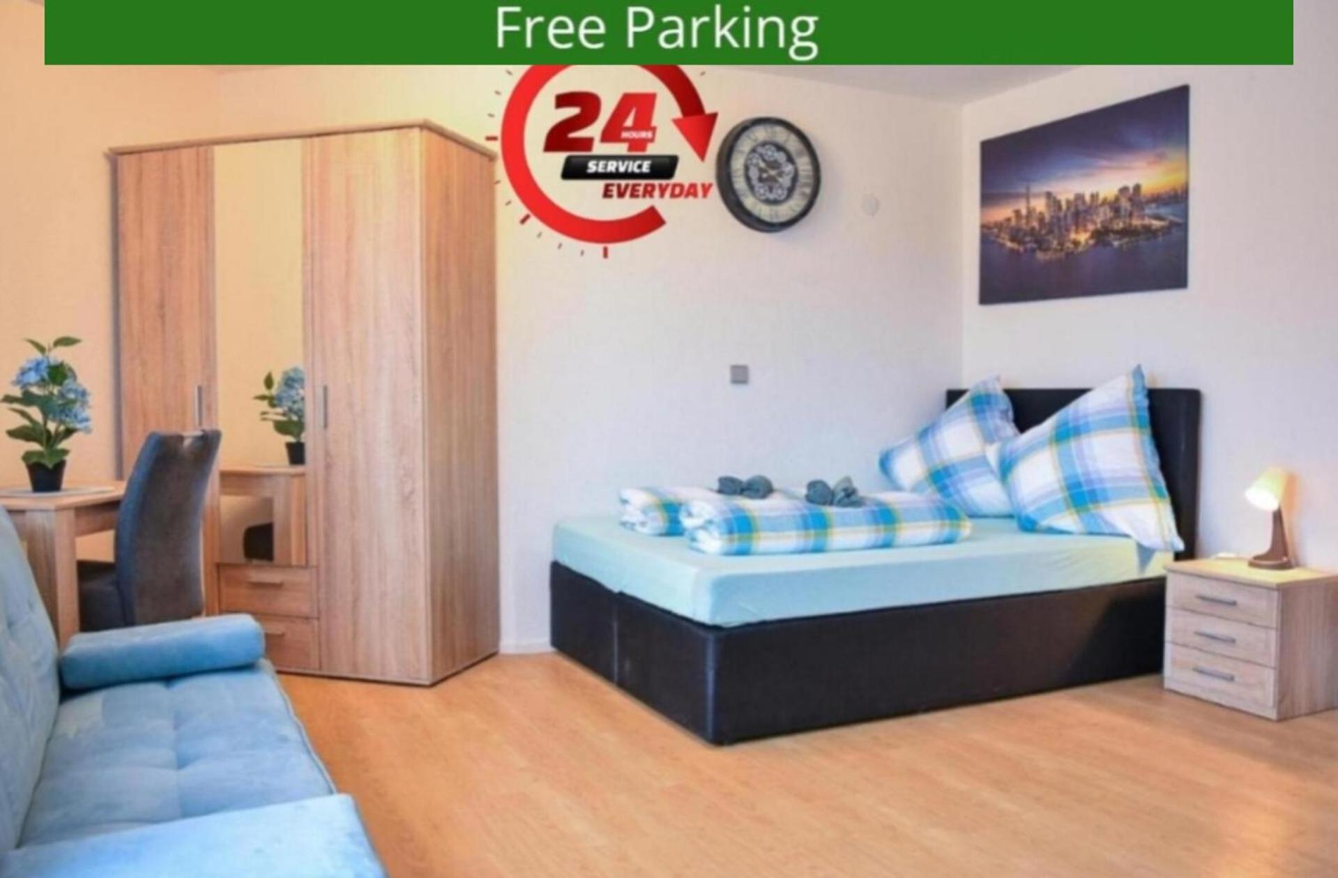 Ruhige Wohnung Im . Private Parkplatz ,Balkon ,Netflix Nuremberg Bagian luar foto
